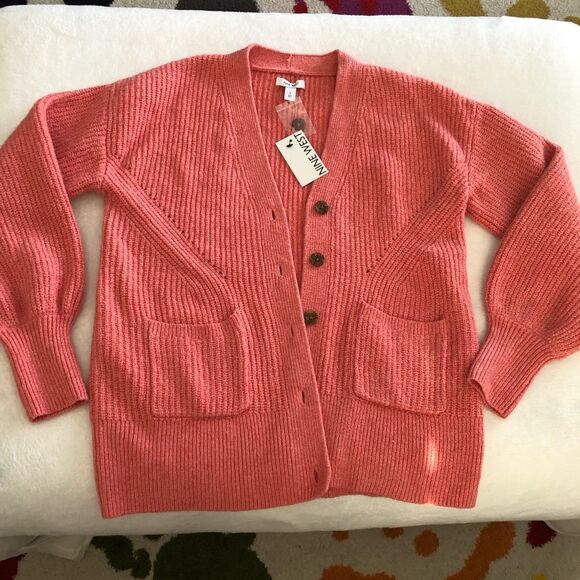 Nine West Sweaters - New Nine West sweater, button open front, size small